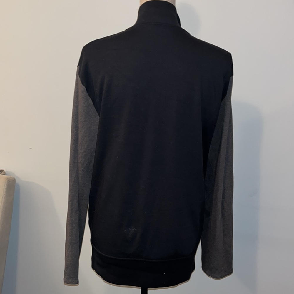 POLO Ralph Lauren. Performance Jacket Grey Black Track Training Jacket Small - Picture 5 of 6